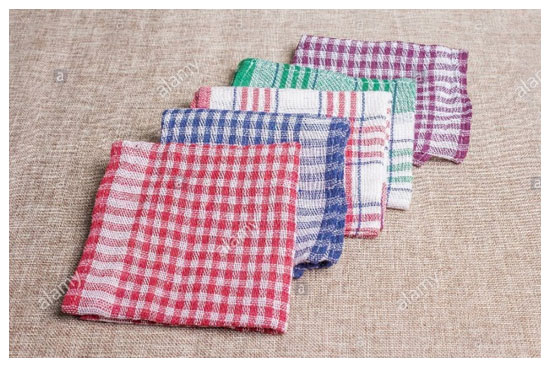cloth napkin and handkerchief